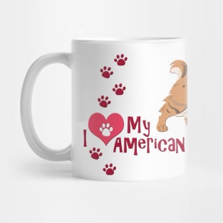 I Love My American Bobtail Cat Mug